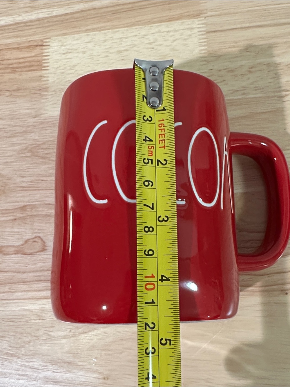 Red Rae Dunn “Cocoa” Mug - Picture 7 of 7